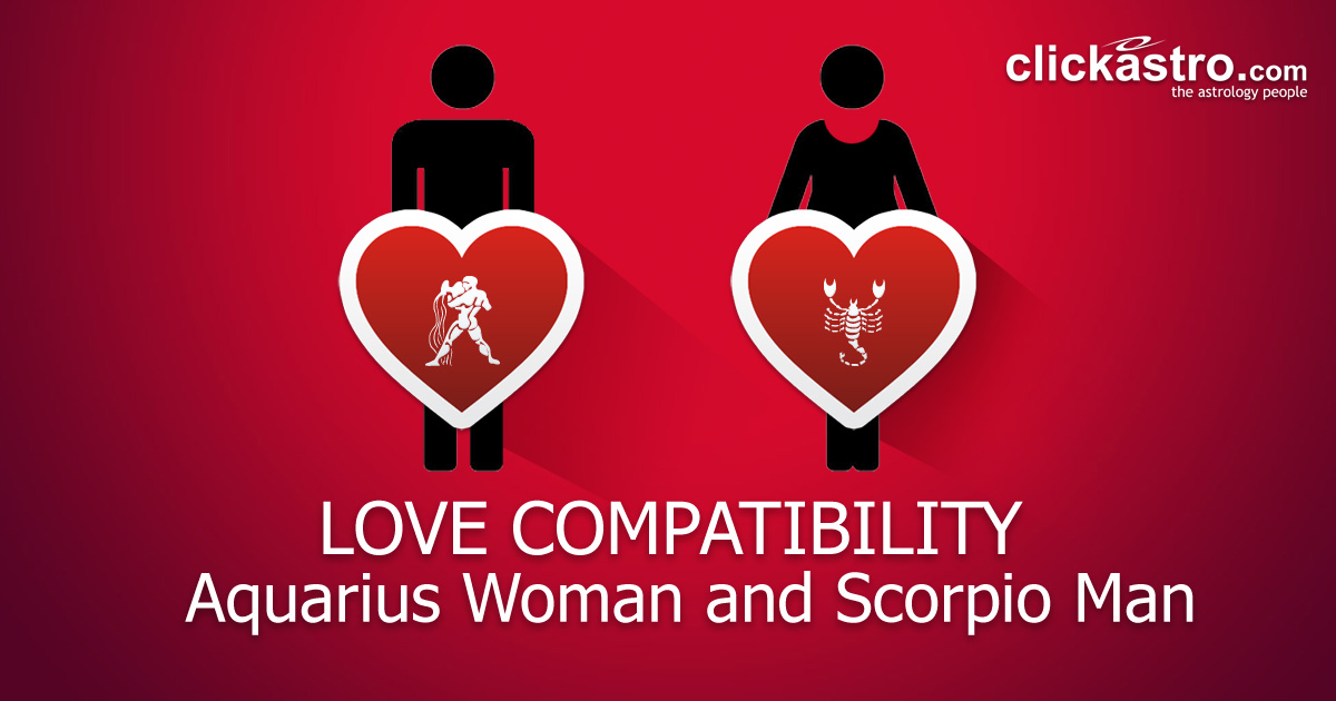 Aquarius Woman and Scorpio Man Love Compatibility from